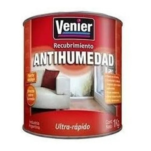 Antihumedad Venier - Aplicable Sobre La Humedad Directo 5kg Color Blanco