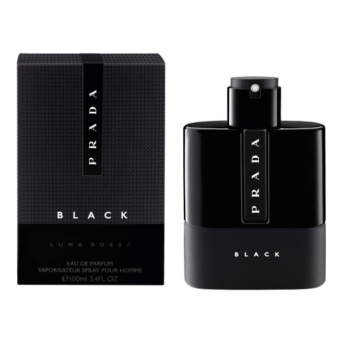 Perfume negro para hombre Luna Rossa Edp de Prada, 100 ml