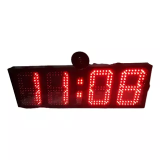 Reloj Cronómetro De 72cm X 26 Cm Para Cancha Deportiva