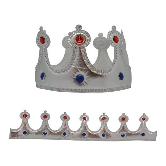 Corona Metalizada Rey Reina Cotillón Activarte