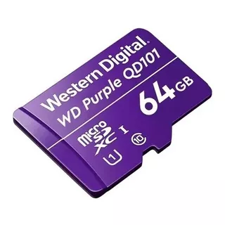 Memoria Micro Sd Sdxc 64gb Wd Purple Ultra Endurance Camara