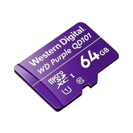 Memoria Micro Sd Sdxc 64gb Wd Purple Ultra Endurance Camara