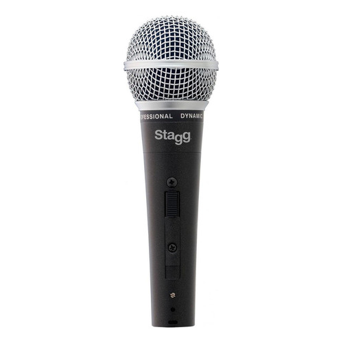 Micrófono dinámico profesional Stagg Sdm50 con cable