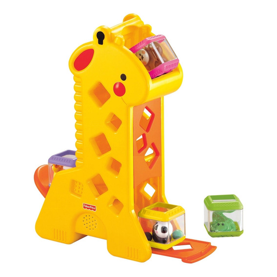 Juguete Para Bebés Fisher-price Peek-a-blocks Jirafa