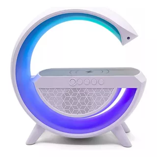 Lámpara De Reloj Inteligente Multifuncional G-speaker, Caja De Sonido, Color Blanco, 110 V/220 V
