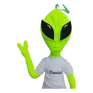 Boneco Et Caminhão Verde 50cm Caminhoneiro Camiseta Alien 