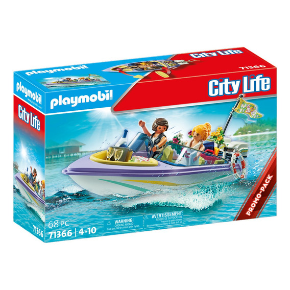 Set de construcción Playmobil City Life 71366 68 piezas