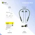Auricular Deportivo In Ear Sport Agarre Thonetvander Vr100 Violeta
