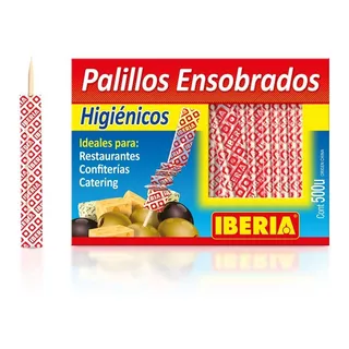 Palillos Ensobrados Cristal X500u.