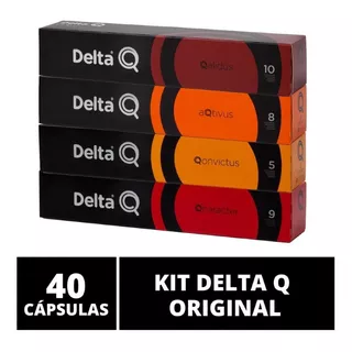 40 Cápsulas Delta Q  Degustação Café - Cafeteira Delta Q