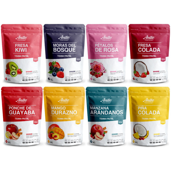 Tisana Frutal Te Premium Paquete 8 Bolsas De 100 Gr 100% Nat