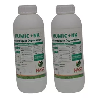 Fertilizante Orgánico Líquido Npk Humic+ N K 2kg=2has Foliar