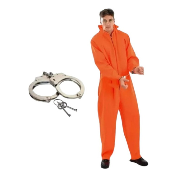 Traje Disfraz Preso Halloween Psicópata Hannibal Lecter