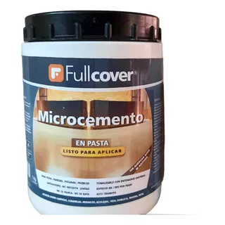 Microcemento Fullcover Pasta Lista X 1 M2  Tonalizable   .