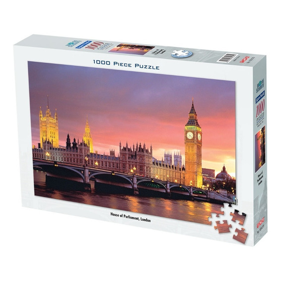 Puzzle Rompecabezas Tomax Parlamento Londres 1000 Piezas