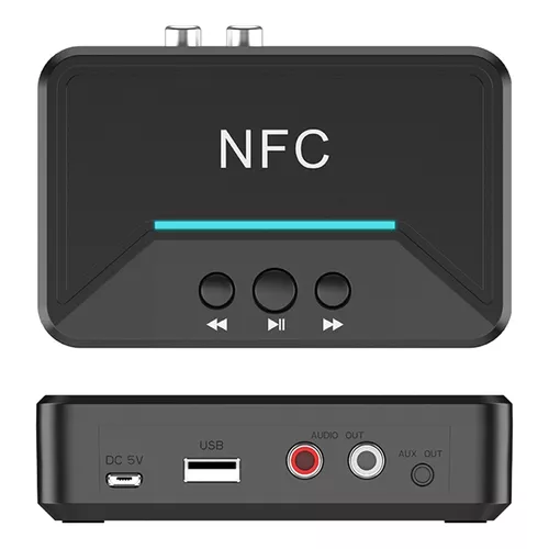 TF NFC HiFi Bt5.0 Adaptador Bluetooth Adaptador de receptor de