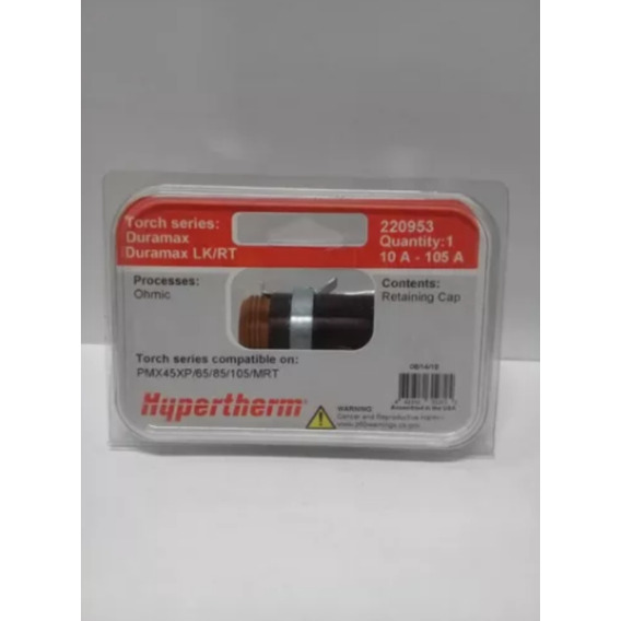 Capuchon De Retencion P/ Powermax 45 Amp Hypertherm 220953