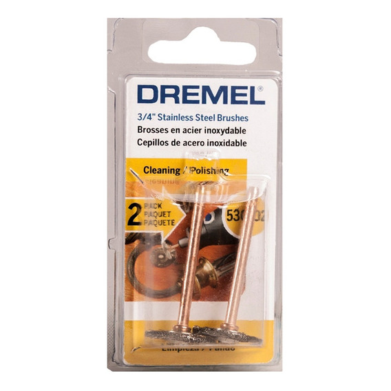 Cepillo Acero Inoxidable 3/4  Dremel 530