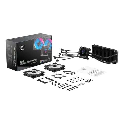 Coreliquid K240 Da Série Msi Mpg, Refrigerador De Líquido Rg