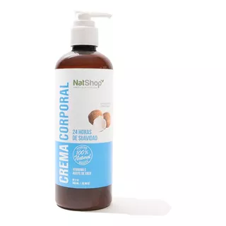 Crema Corporal Orgánica De Coco 500 Ml Natshop