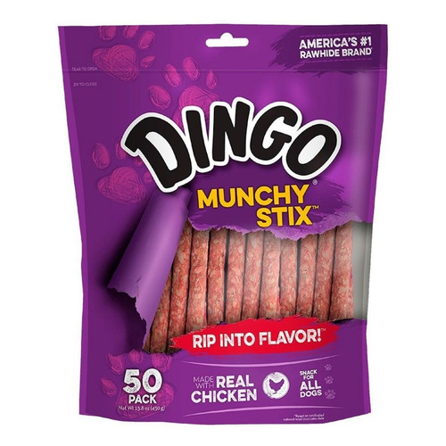 Snack Para Perros Dingo Munchy Stix 50un