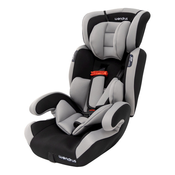 Autoasiento Seguridad Silla Niño 9m A 12 Años Coche Carro Color Negro/gris Unisex