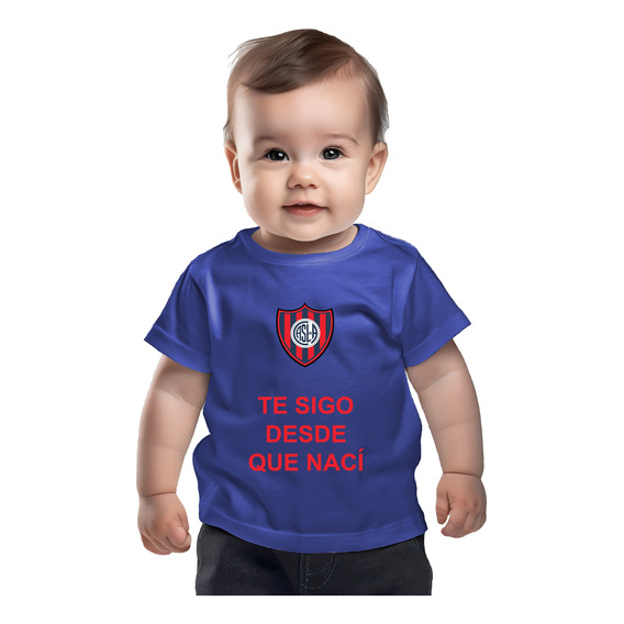 Remera Bebé Recién Nacido San Lorenzo Algodon Muy Suave