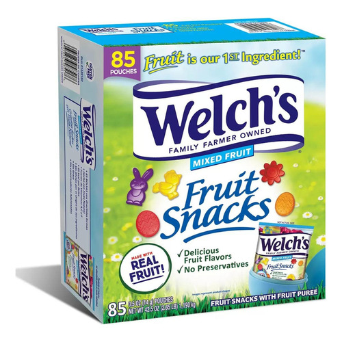 Gomitas Con Fruta Natural Pascua Welch's 85 Pz 1.19 Kg