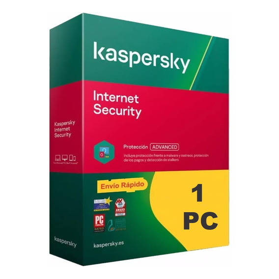 Licencia Kaspersky Internet Security 1 Año Última Versión