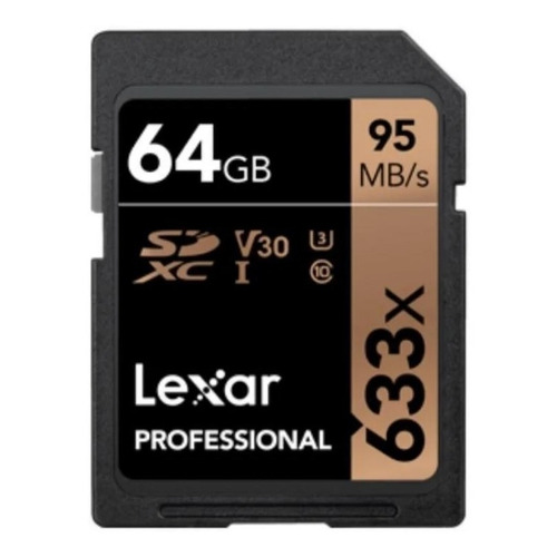 Tarjeta de memoria Lexar LSD64GCB1-633  Professional 633x 64GB