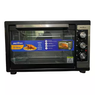 Forno Elétrico De Mesa Bfe50p 50 Litros Preto Britânia 127v