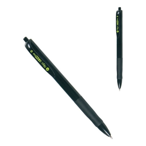 Boligrafo Filgo Fastgrip Retractil 1mm Clip Grip Tubo X 36 Color De La Tinta Negro Color Del Exterior Color De La Tinta