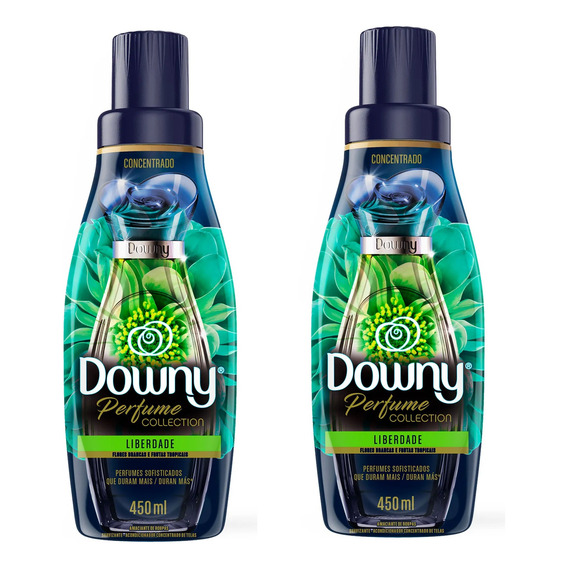 Pack X2 Suavizante Concentrado Downy Liberdade Botella 450ml