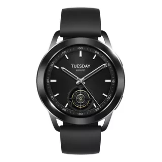 Reloj Inteligente Xiaomi Watch S3 Black Caja Negro Correa Negro