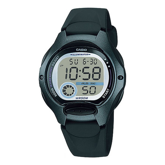 Reloj Para Unisex Casio Digital Lw-200-1bv Negro