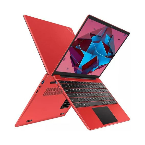 Ultrabook  Aocwei A5 red 14.1", Intel Celeron N4020  6GB de RAM 256GB SSD, Intel UHD 600 60 Hz 1920x1080px Windows 11 Pro