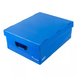 Caja Organizadora Bajo Cama Plastica Con Tapa 45x35x15 Plana 801 Pack 10