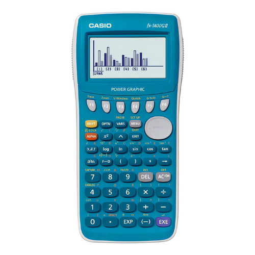 Calculadora Casio Fx-7400gii Sd Graficadora - Ditrib Oficial Color Azul