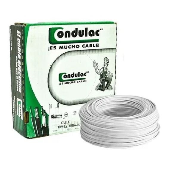 Caja X 100mts Cable Calibre 8 Thw-ls Cxlac Condulac 