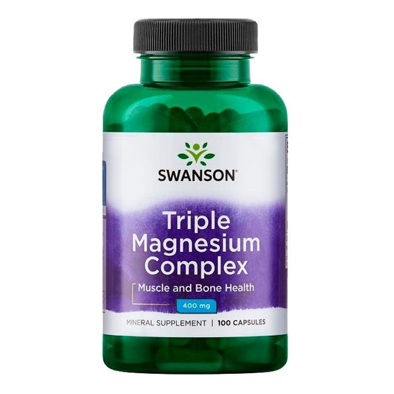 Triple Magnesio 400mg 100 Capsulas Swanson