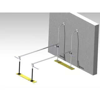 Barras Paralelas Plegables Ajuste Vertical Y Horizontal 2m