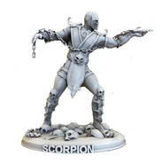 Figura Scorpion Mortal Kombat Para Pintar Impresion 3d 18 Cm
