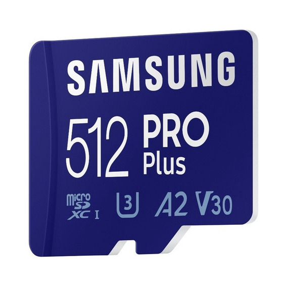 Tarjeta De Memoria Samsung Pro Plus Adaptador 512gb 180mb/s
