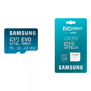 Memoria Micro Sd Samsung 512 Gb Xc 4k Nintendo Switch