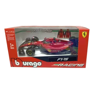 Ferrari F1 Charles Leclerc #16, Escala 1/43, Burago, 12cms