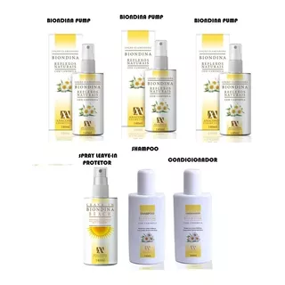 03 Biondina Pump +01 Kit Shampoo Cond. Creme Anaconda Claros