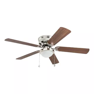 Ventilador De Techo Harbor Breeze Armitage Brushed Nickel Con 5 Aspas Color  Toffee Y Cocoa, 52  De Diámetro 120 v