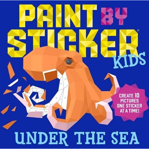Book : Paint By Sticker Kids Under The Sea Create 10