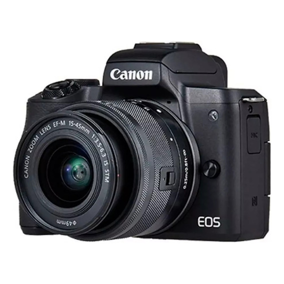 Camara Canon Eos M50 Lente Ef-m 15-45mm 24mp 4k Bth Wifi 