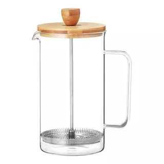 Cafetera Francesa Con Embolo Bamboo 600ml Color Marrón